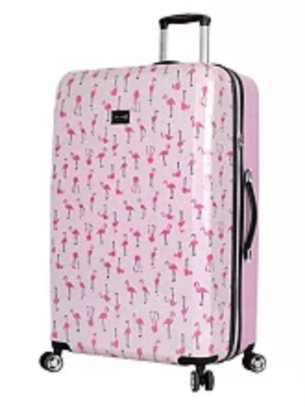 Betsey Johnson Flamingo Strut Hardside Spinner Luggage "21" NWT